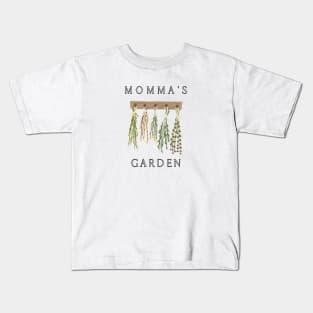 Momma's Garden  | Rustic Herb and Flower Kids T-Shirt